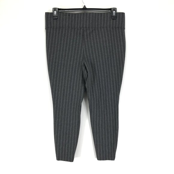 Torrid Studio Pixie Luxe Ponte Skinny Pant Women's Plus Size 1/1X Gray Stripe - Picture 4 of 12